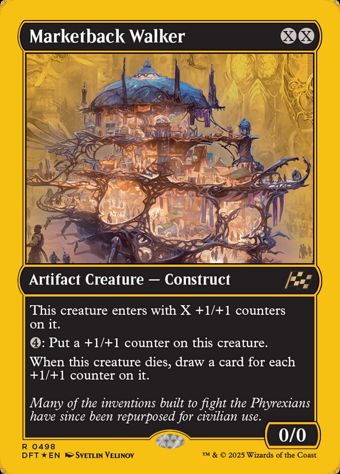 [Foil] DFT 498 Marketback Walker (0498 - First-Place Foil) R