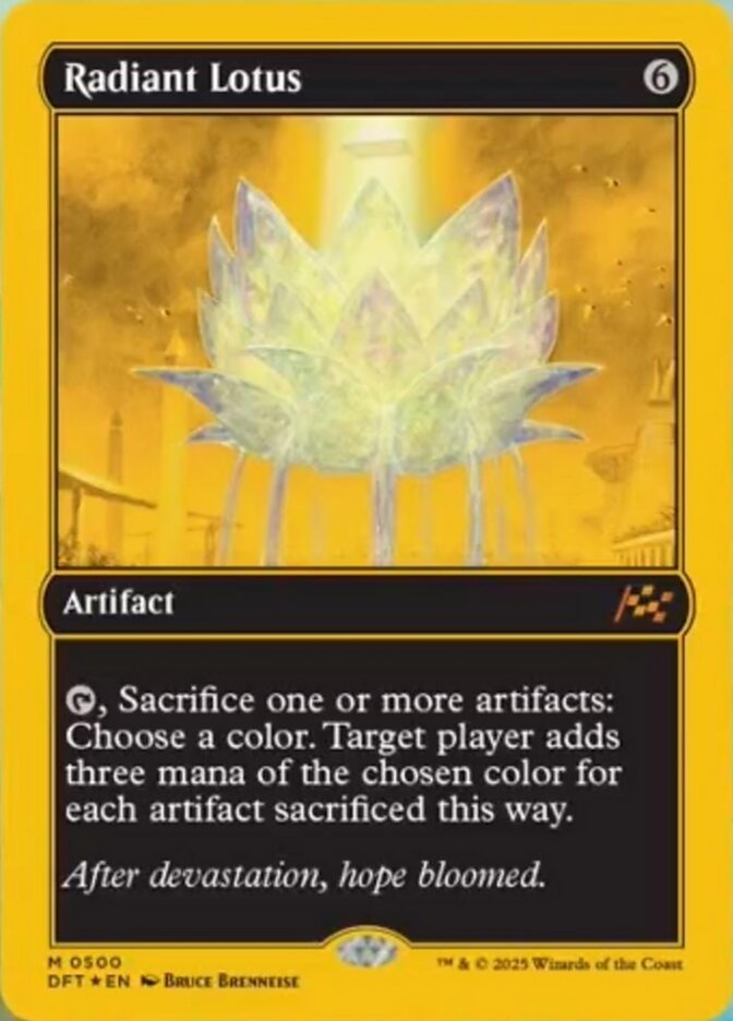 [Foil] DFT 500 Radiant Lotus (0500 - First-Place Foil) M