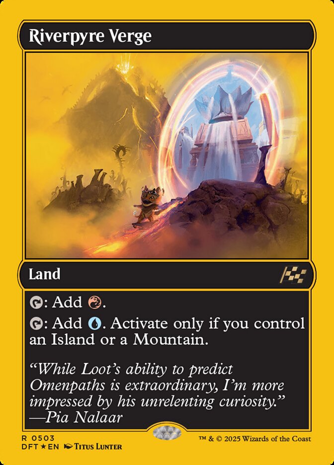 [Foil] DFT 503 Riverpyre Verge (0503 - First-Place Foil) R