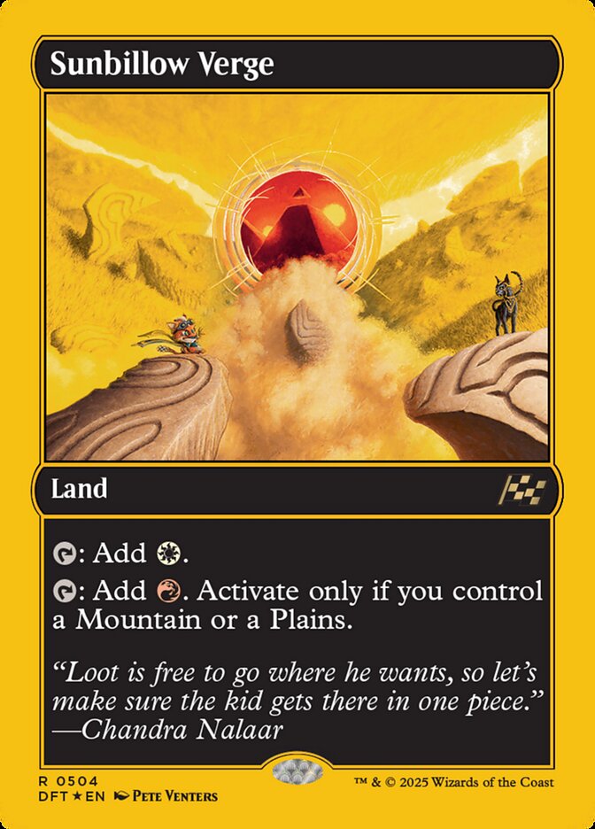 [Foil] DFT 504 Sunbillow Verge (0504 - First-Place Foil) R