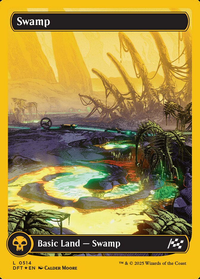 [Foil] DFT 514 Swamp (0514 - First-Place Foil) L