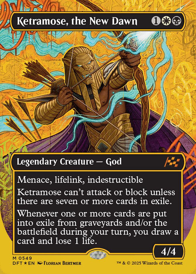[Foil] DFT 549 Ketramose, the New Dawn (0549 - Borderless First-Place Foil) M