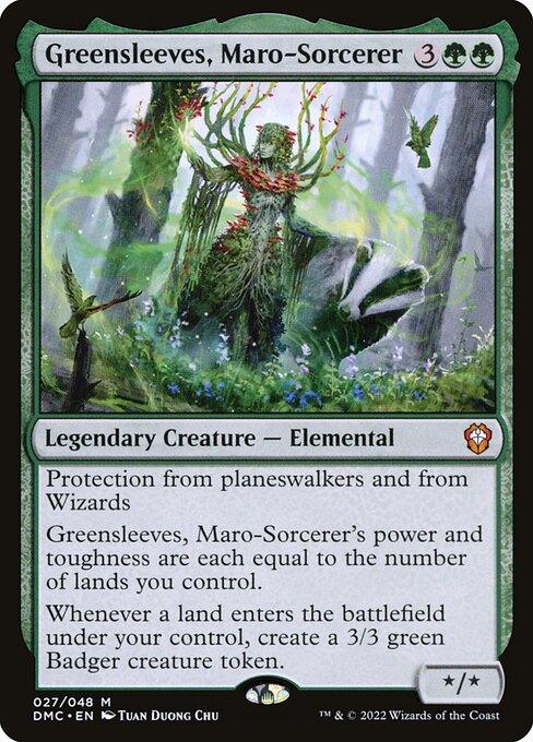 [Foil] DMC 027 Greensleeves, Maro-Sorcerer M