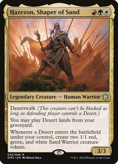[Foil] DMC 032 Hazezon, Shaper of Sand R