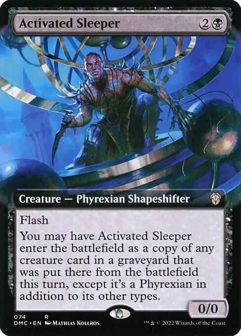 [Foil] DMC 074 Activated Sleeper (Extended Art) R