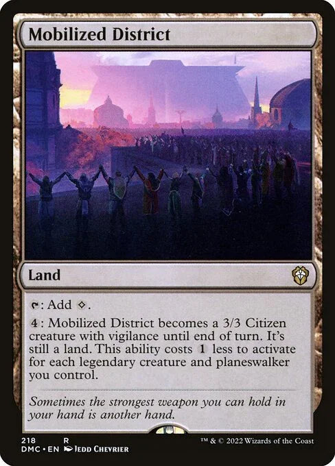 DMC 218 Mobilized District R