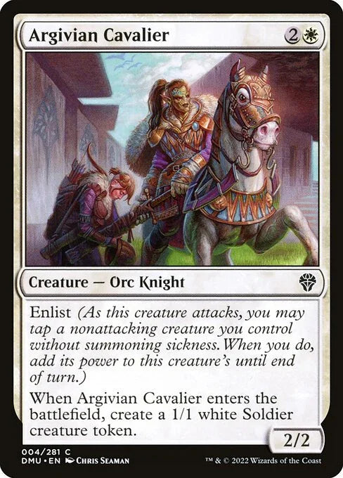 [Foil] DMU 004 Argivian Cavalier C