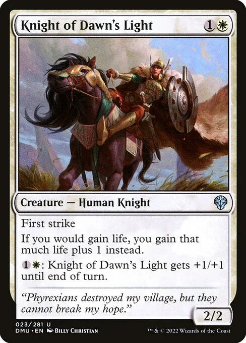 DMU 023 Knight of Dawn's Light U