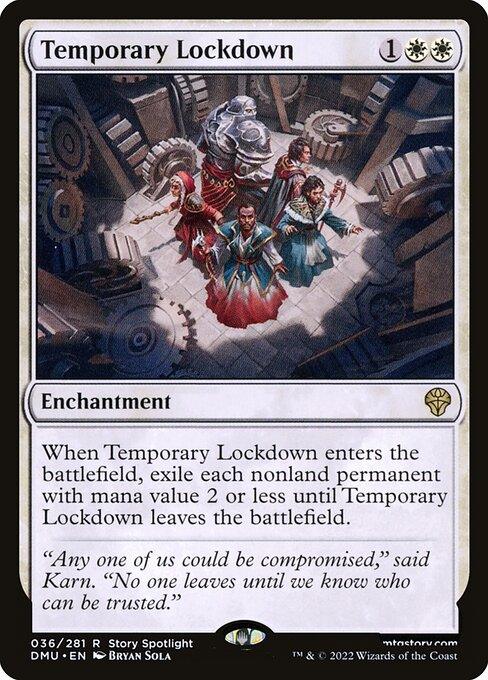 [Foil] DMU 036 Temporary Lockdown R