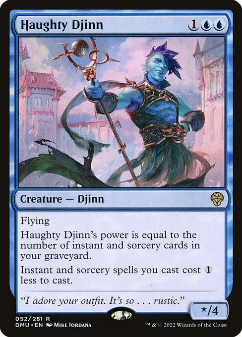 [Foil] DMU 052 Haughty Djinn R