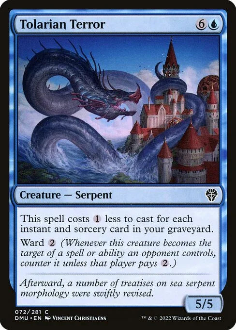 [Foil] DMU 072 Tolarian Terror C