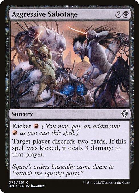 [Foil] DMU 078 Aggressive Sabotage C