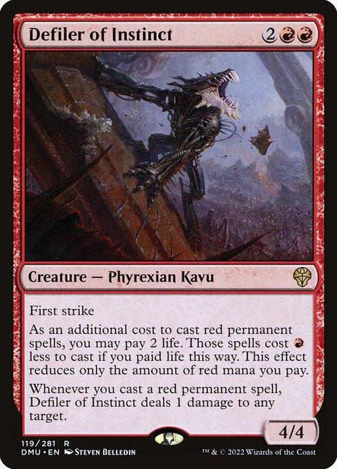 [Foil] DMU 119 Defiler of Instinct R