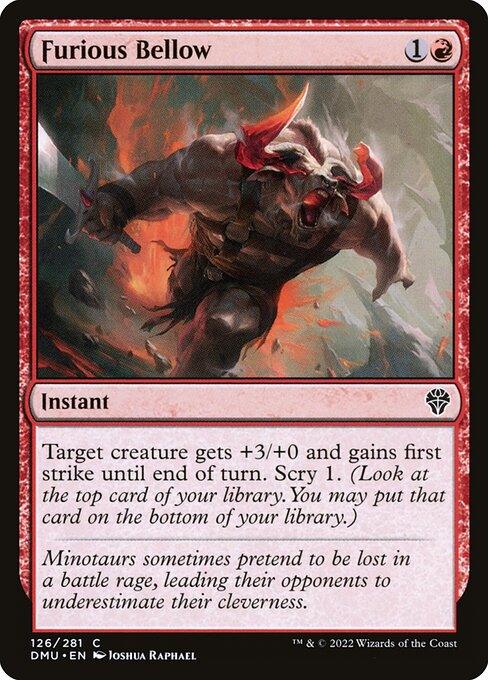 [Foil] DMU 126 Furious Bellow C