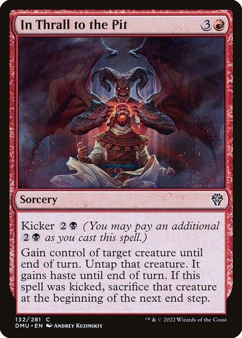 [Foil] DMU 132 In Thrall to the Pit C
