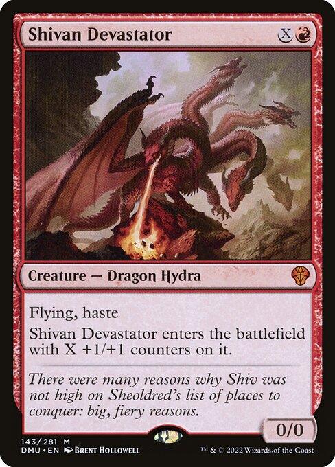 [Foil] DMU 143 Shivan Devastator M