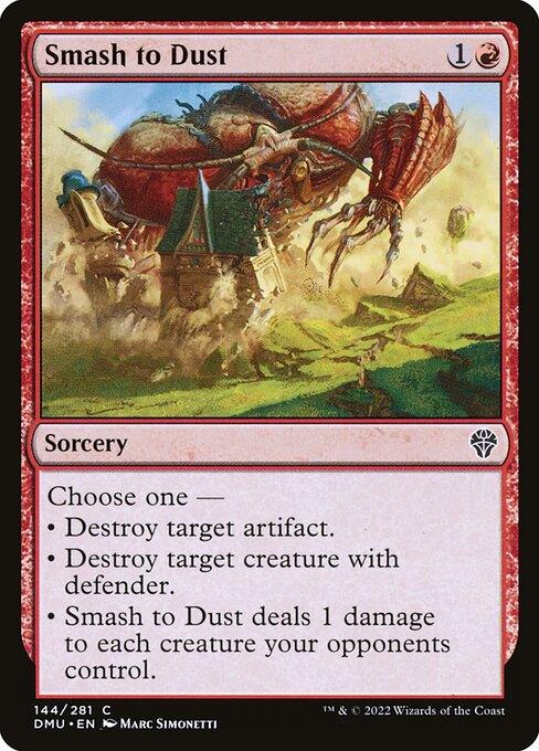 [Foil] DMU 144 Smash to Dust C