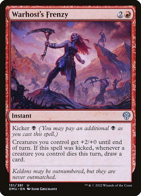 [Foil] DMU 151 Warhost's Frenzy U