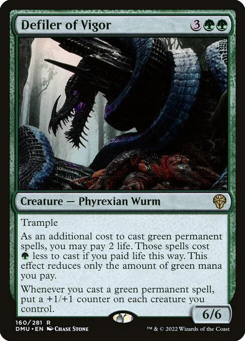 [Foil] DMU 160 Defiler of Vigor R