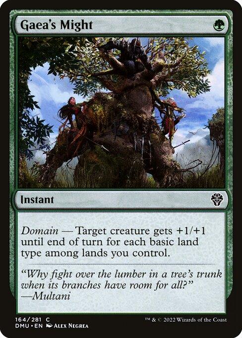[Foil] DMU 164 Gaea's Might C