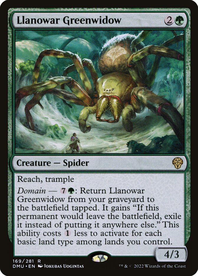 DMU 169 Llanowar Greenwidow R