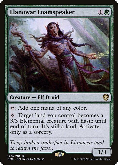 [Foil] DMU 170 Llanowar Loamspeaker R