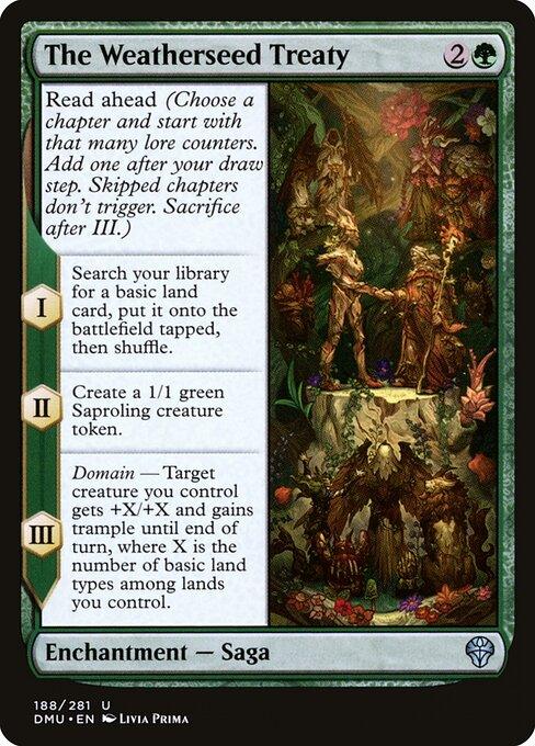 [Foil] DMU 188 The Weatherseed Treaty U