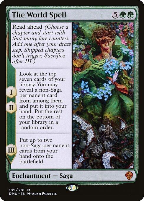 [Foil] DMU 189 The World Spell M