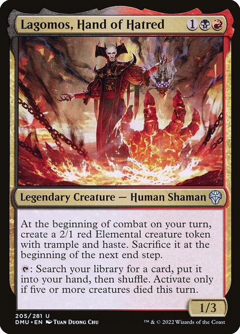 [Foil] DMU 205 Lagomos, Hand of Hatred U