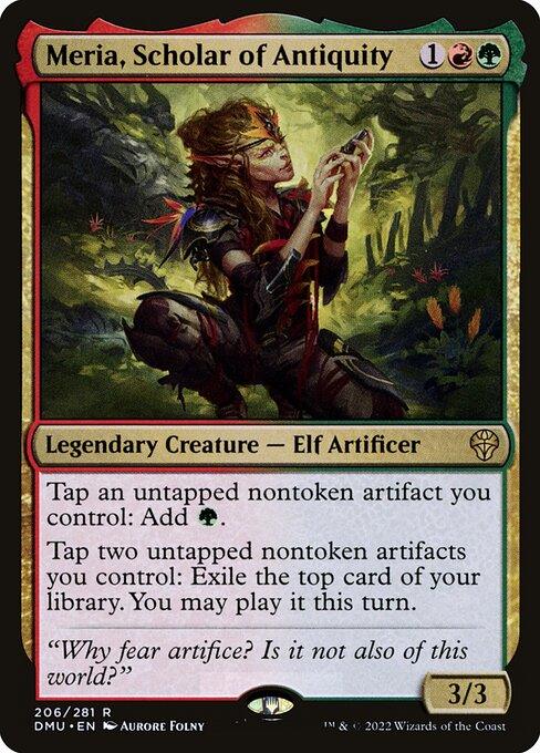[Foil] DMU 206 Meria, Scholar of Antiquity R