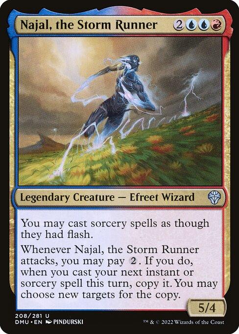 [Foil] DMU 208 Najal, the Storm Runner U