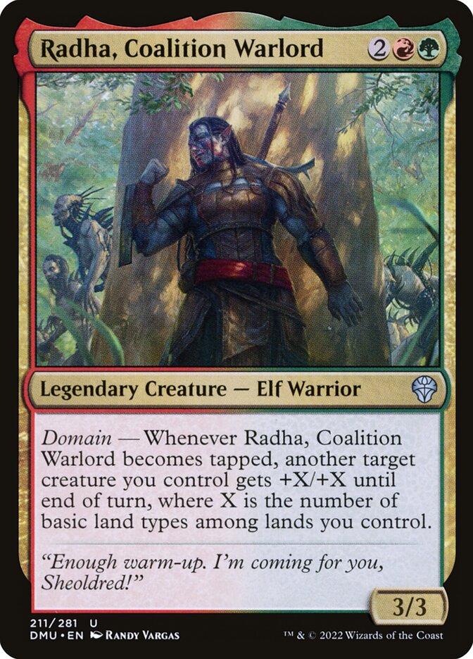 DMU 211 Radha, Coalition Warlord U