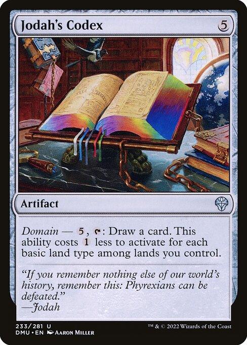 [Foil] DMU 233 Jodah's Codex U