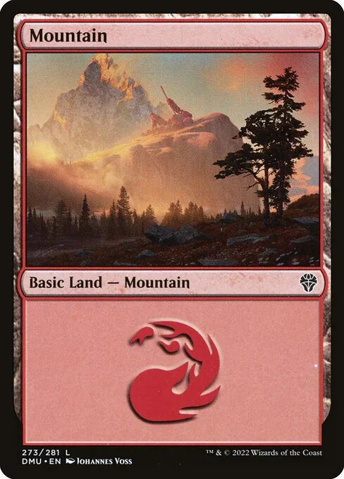[Foil] DMU 273 Mountain (273) L