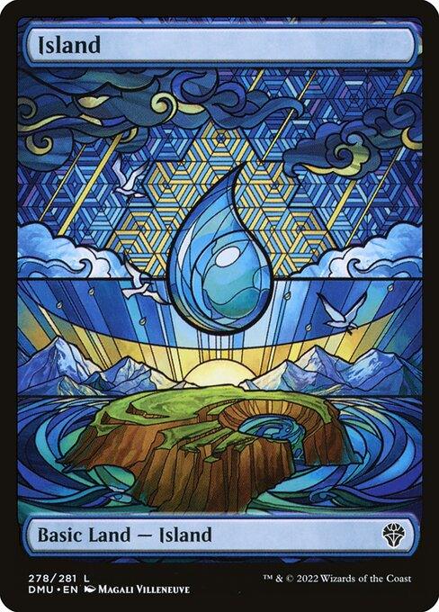 [Foil] DMU 278 Island (278) L