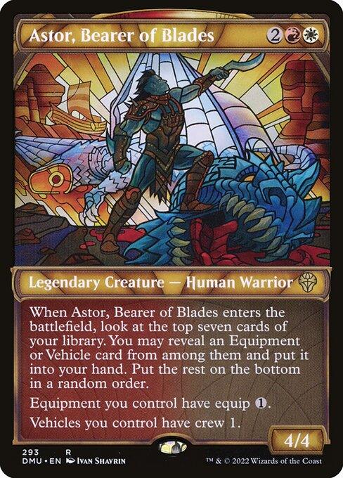 [Foil] DMU 293 Astor, Bearer of Blades (Showcase) R