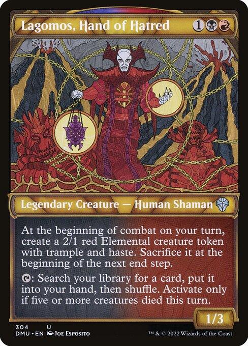 [Foil] DMU 304 Lagomos, Hand of Hatred (Showcase) U