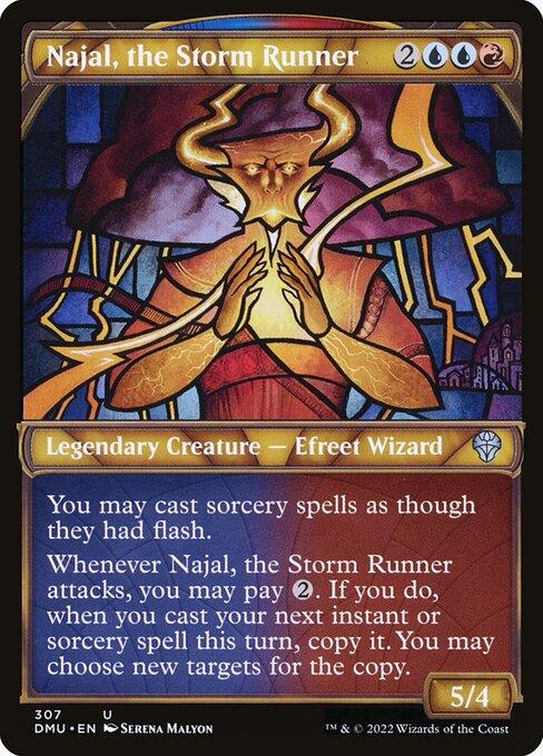 [Foil] DMU 307 Najal, the Storm Runner (Showcase) U
