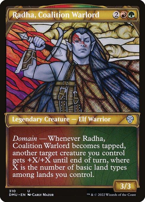 [Foil] DMU 310 Radha, Coalition Warlord (Showcase) U