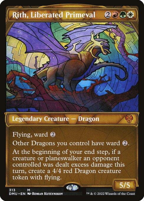 [Foil] DMU 313 Rith, Liberated Primeval (Showcase) M
