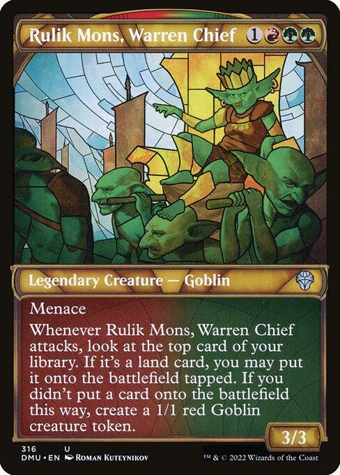 [Foil] DMU 316 Rulik Mons, Warren Chief (Showcase) U