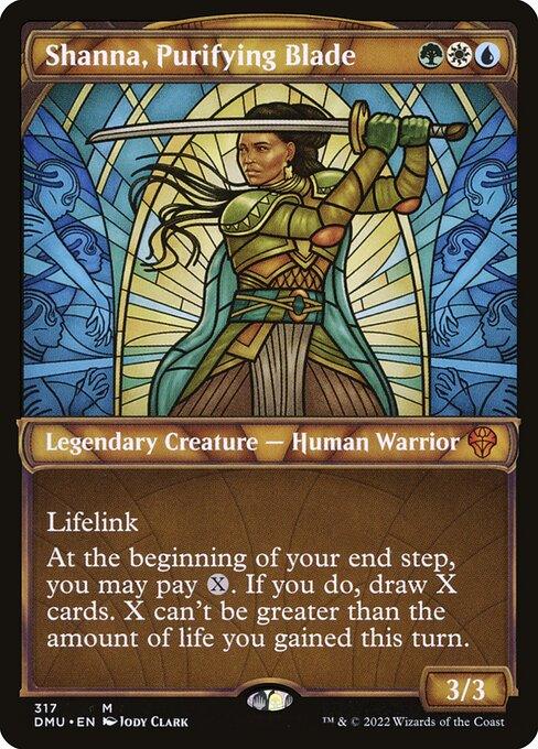 [Foil] DMU 317 Shanna, Purifying Blade (Showcase) M