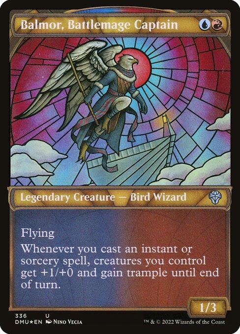 [Textured Foil] DMU 336 Balmor, Battlemage Captain (Textured Foil Showcase) U