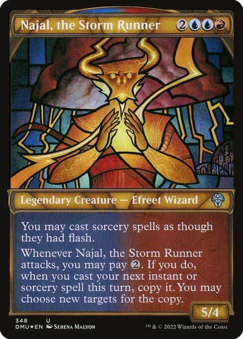 [Textured Foil] DMU 348 Najal, the Storm Runner (Textured Foil Showcase) U