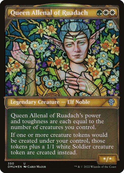 [Textured Foil] DMU 350 Queen Allenal of Ruadach (Textured Foil Showcase) U