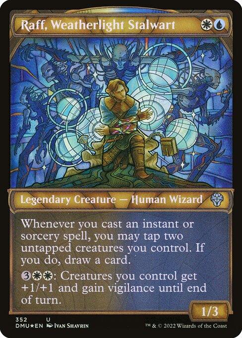 [Textured Foil] DMU 352 Raff, Weatherlight Stalwart (Textured Foil Showcase) U