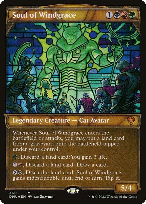 [Textured Foil]DMU 360 Soul of Windgrace (Textured Foil Showcase) M