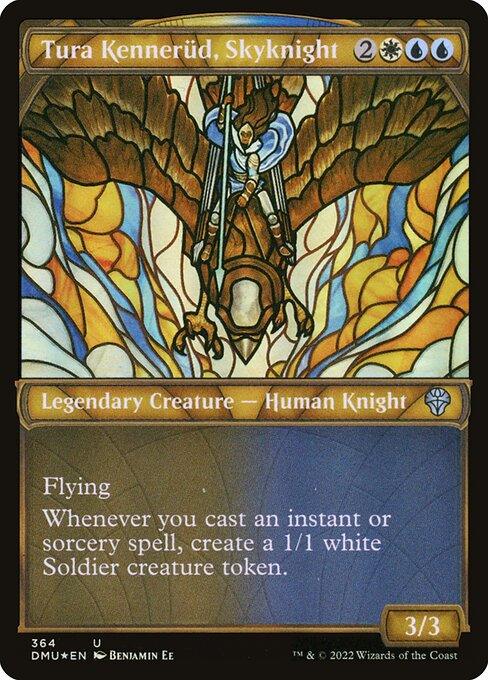 [Textured Foil] DMU 364 Tura Kennerud, Skyknight (Textured Foil Showcase) U