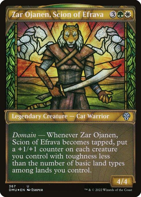 [Textured Foil] DMU 367 Zar Ojanen, Scion of Efrava (Textured Foil Showcase) U