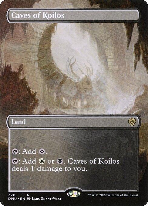 [Foil] DMU 378 Caves of Koilos (Borderless) R